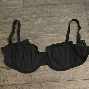 CUUP Classic Black Underwire Mesh Bra